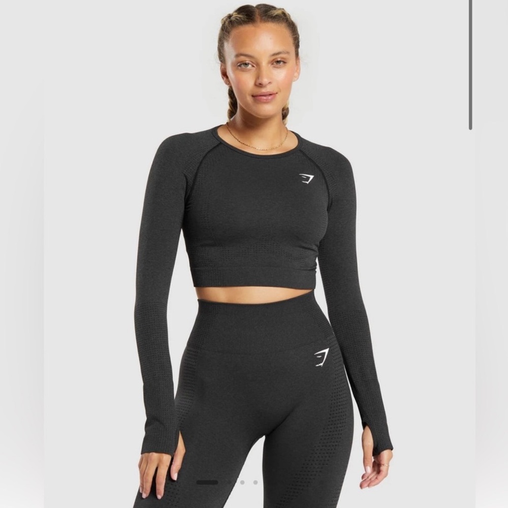 Gymshark Vital Seamless Long Sleeve Crop Top
